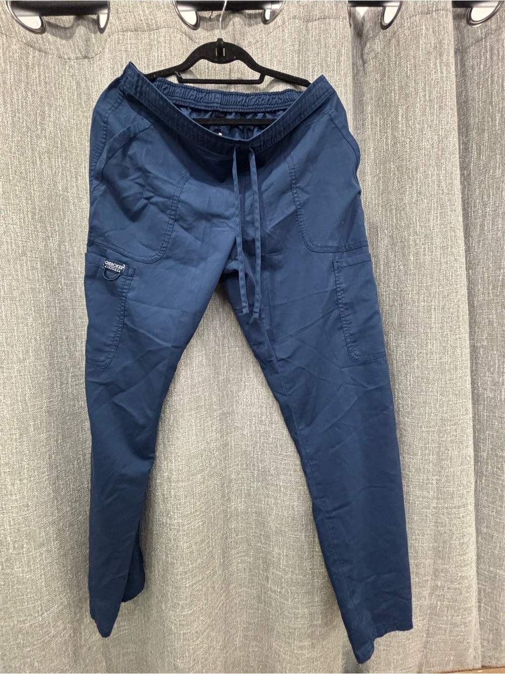 Women's Navy Scrub Jogger Pants